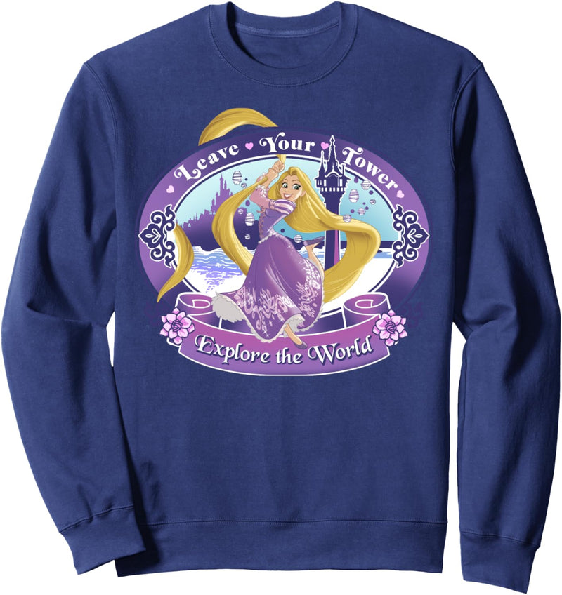 Disney Tangled Explore The World Circle Banner Sweatshirt