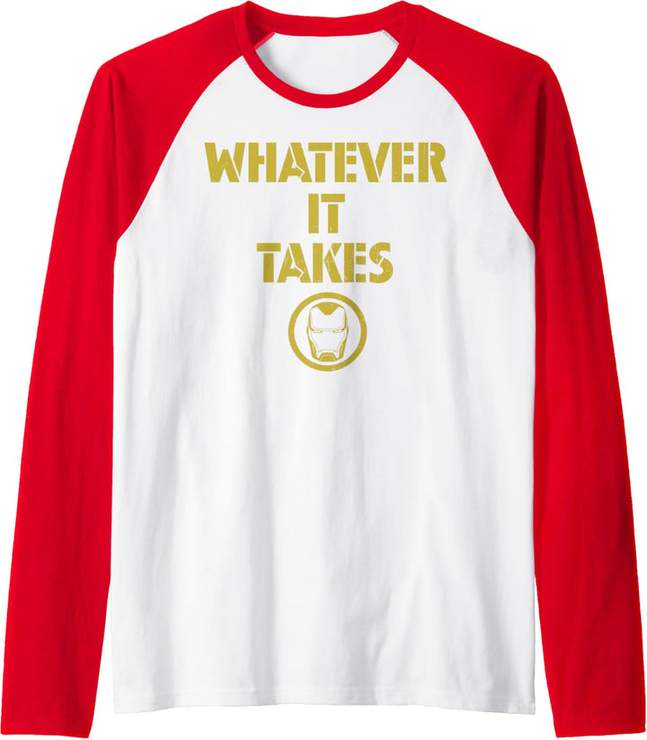 Marvel Avengers Endgame Whatever It Takes Iron Man Logo Raglan