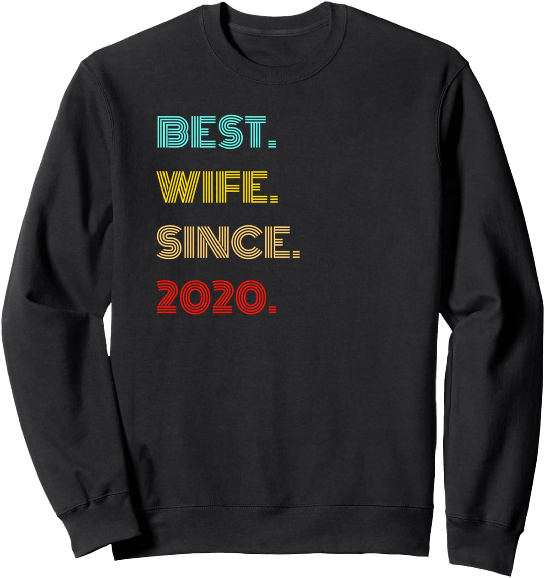 Beste Ehefrau seit 2020 Sweatshirt