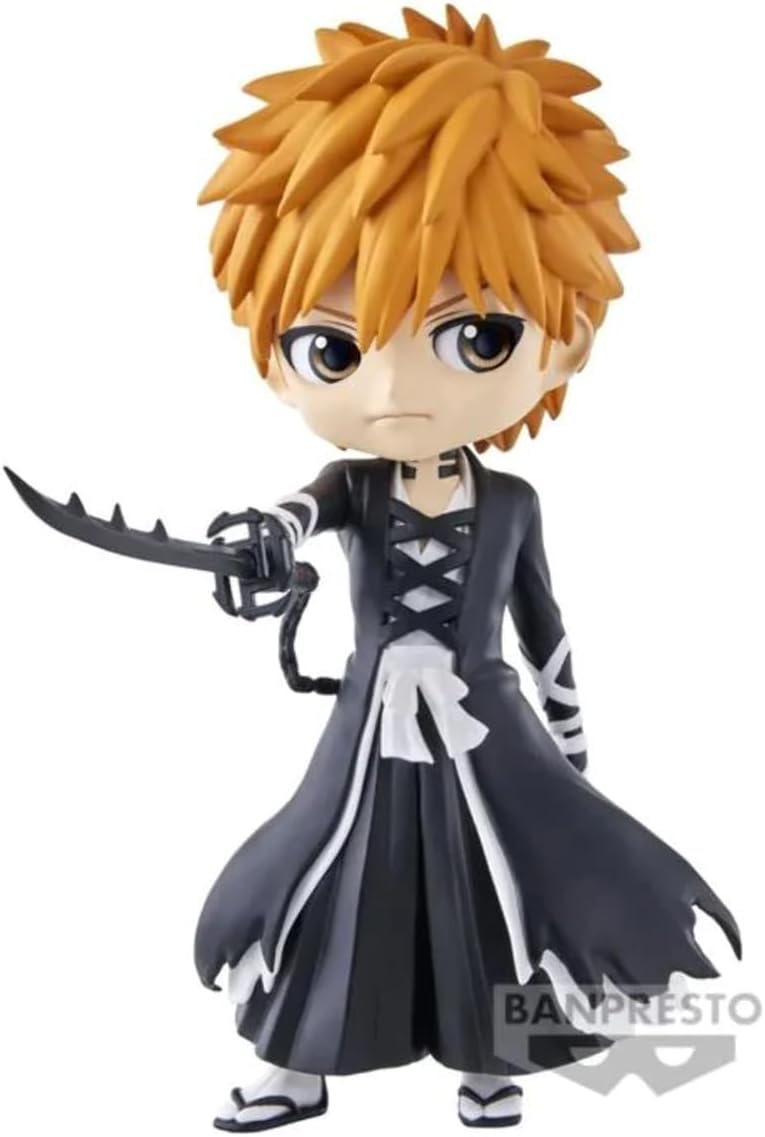 Banpresto, Figur Q Posket Ichigo Kurosaki Bleach, Thousand Year Blood War Vol.2 14 cm, Mehrfarbig BP
