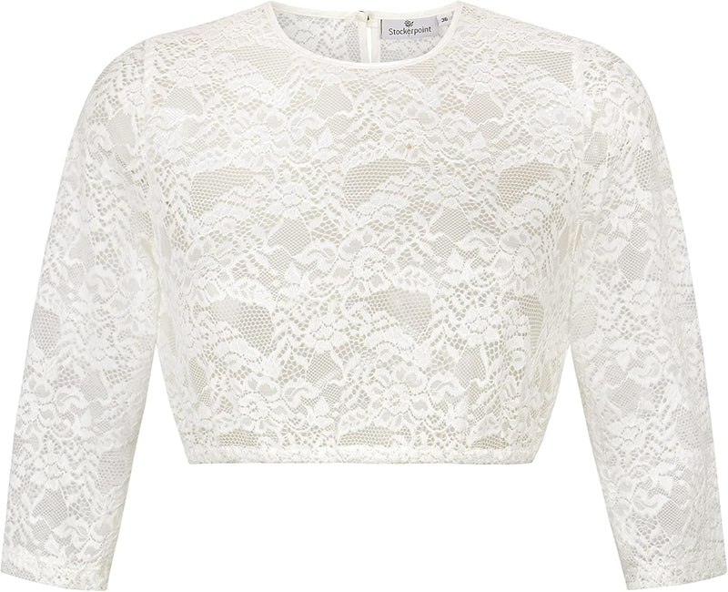 Stockerpoint Damen Akasha Bluse 32 Creme, 32 Creme