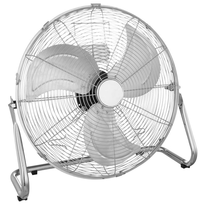 GLOBO 20 Fan, mit Chrom Klingen, Aluminium, 314, Silber