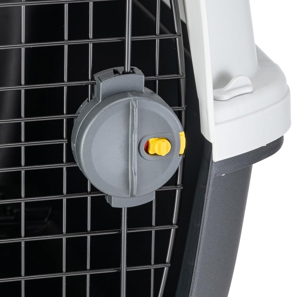 Ferplast Hundetransportbox CLIPPER PLUS, IATA-geeignet, Mittlere Hundetransportbox bis 20 kg, Sicher