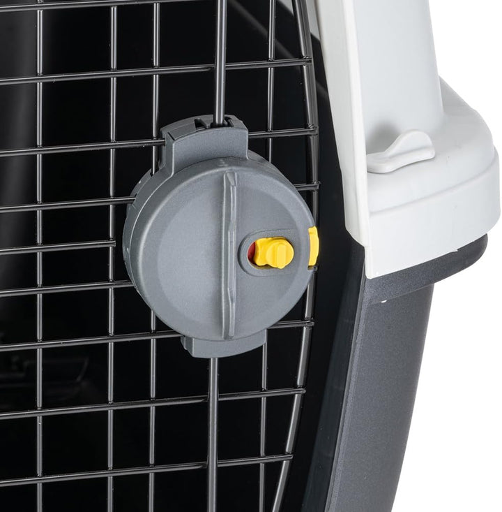 Ferplast Hundetransportbox CLIPPER PLUS, IATA-geeignet, Mittlere Hundetransportbox bis 20 kg, Sicher