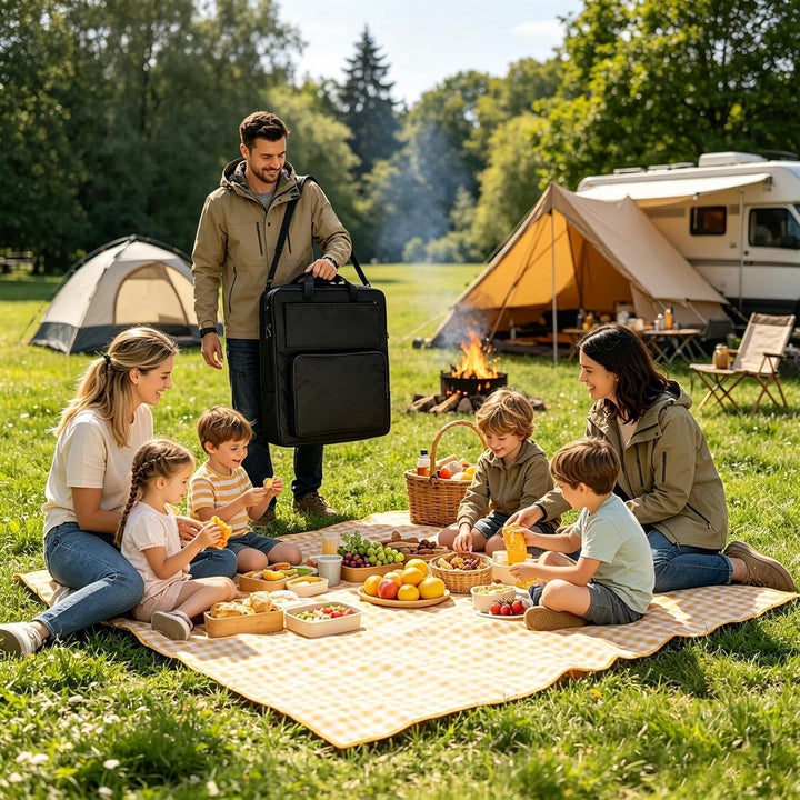 Solarmodul-Aufbewahrung,Wasserdicht, Tragbar Und Schützend - Outdoor Camping Solarpanel-Tasche,Für C
