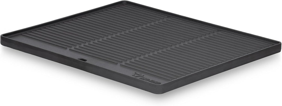 BBQ-Toro Gusseisen Grillplatte | 48,5 x 32 cm | Wendeplatte, beidseitig verwendbar | Rechteckig, Uni