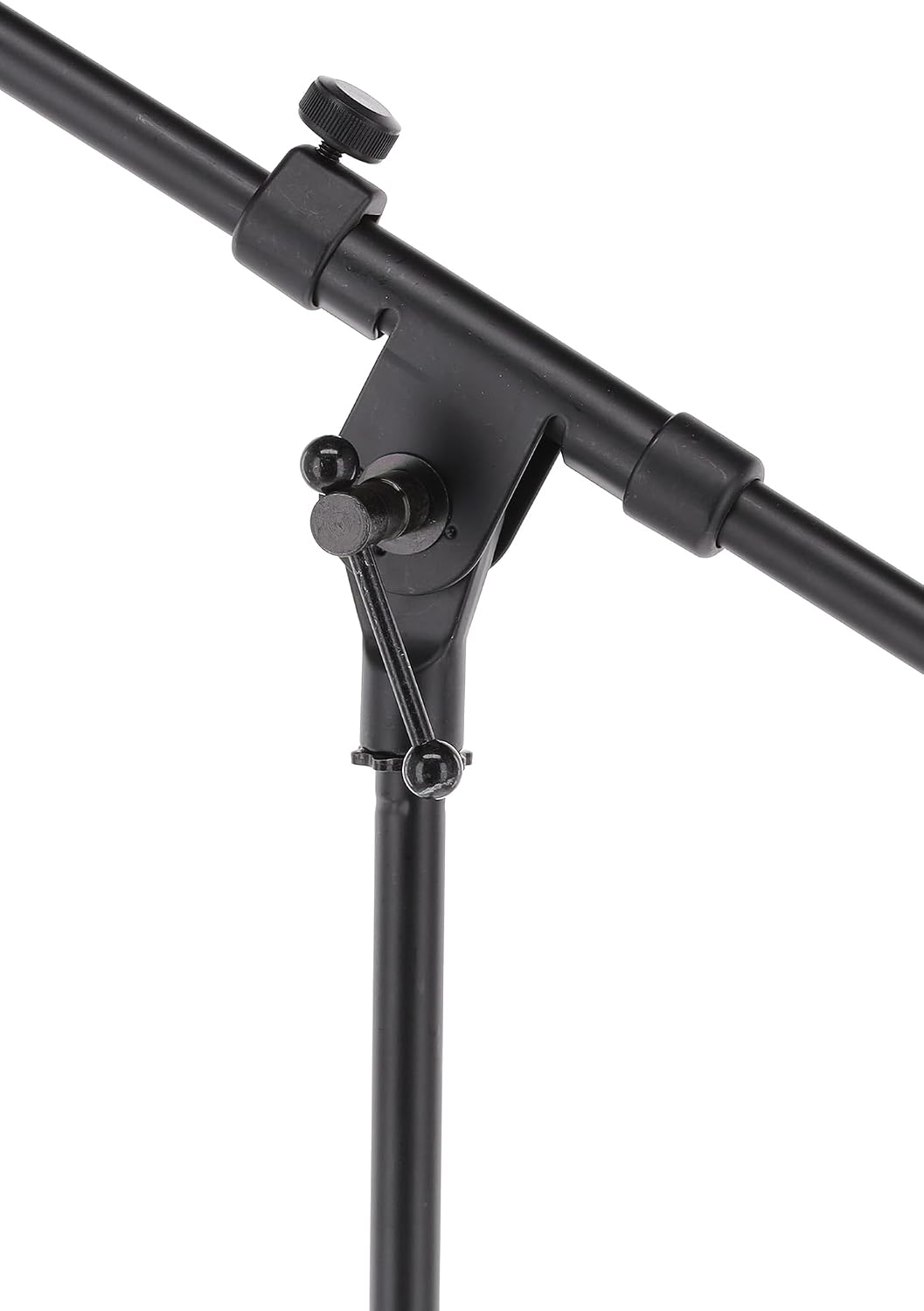 GEWA 900597 Mikrofonständer MS-30TB - Schwarz - Gusssockel - Trittschalldämpfung - ABS-Griff - Umkla