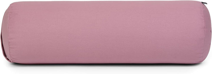 Yoga Studio Bio-Buchweizen-Lotus-Kissenrolle – 23 cm x 61 cm, Baumwolle, Meditationskissen mit YKK-R