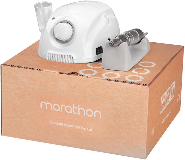 Saeyang Nagelfräser Nagelfeile Elektrische Marathon 3 Champion Weiss 3000 RPM Professionelle Nagel P