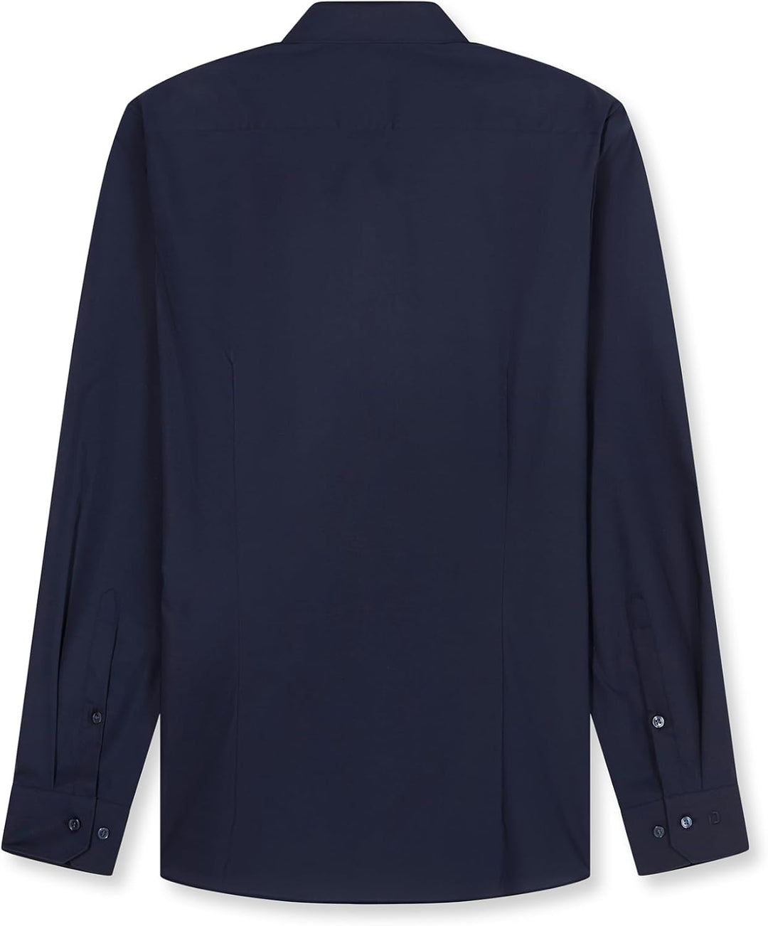 OLYMP Herren Oberhemd Langarm No. Six,Uni,super Slim,Urban Kent 36 Marine 18, 36 Marine 18