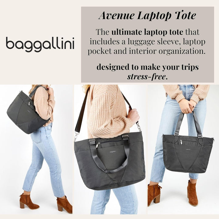 Baggallini Unisex-Erwachsene Tote Avenue Tragetasche – leicht, wasserabweisend, Handgepäcktasche mit