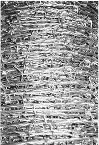Stacheldraht Ø ca. 1,7 mm - aus einer Zink-Aluminium-Verbindung - 250 m auf Rolle