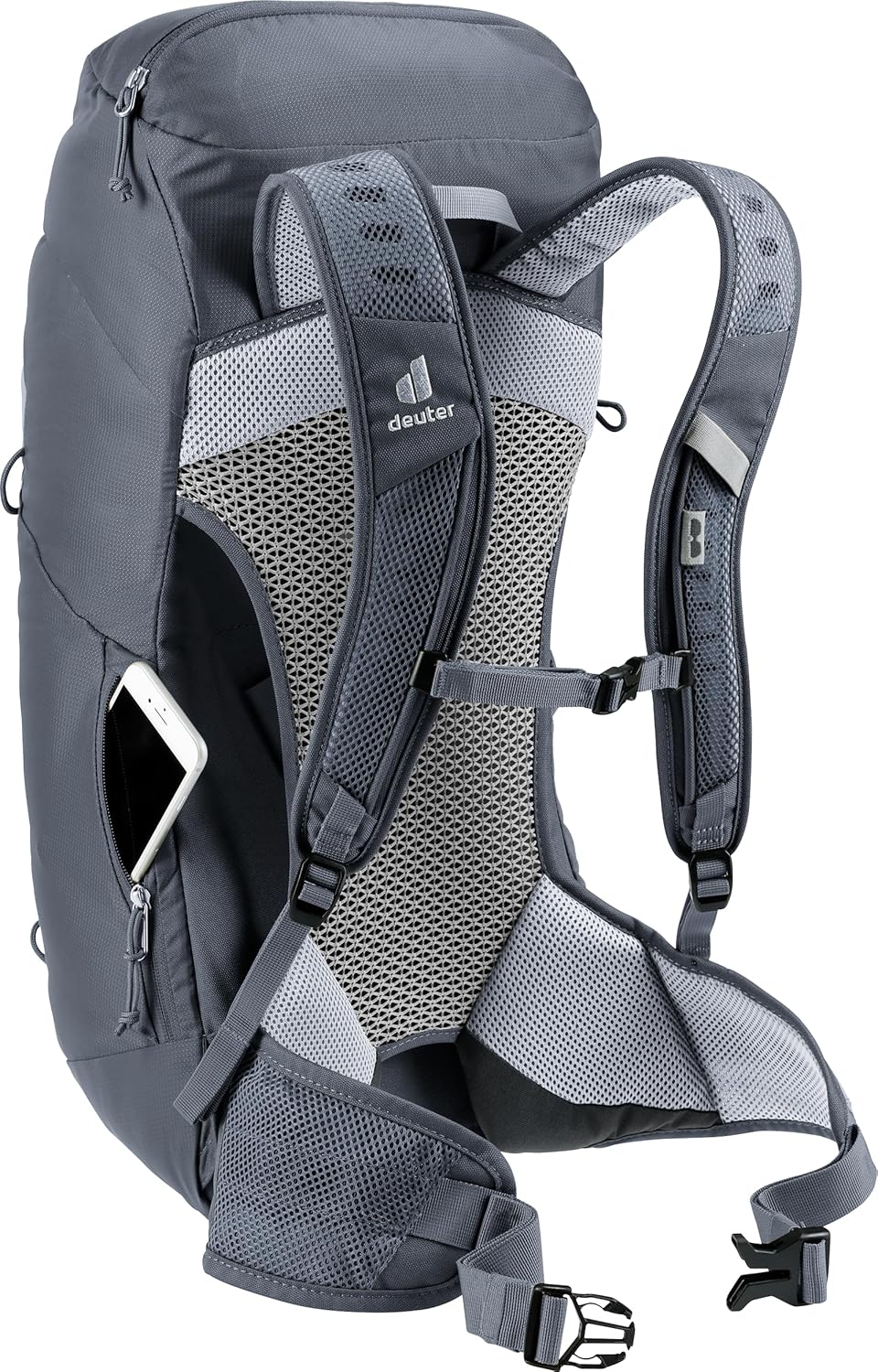 deuter AC Lite 24 Wanderrucksack Schwarz, Schwarz