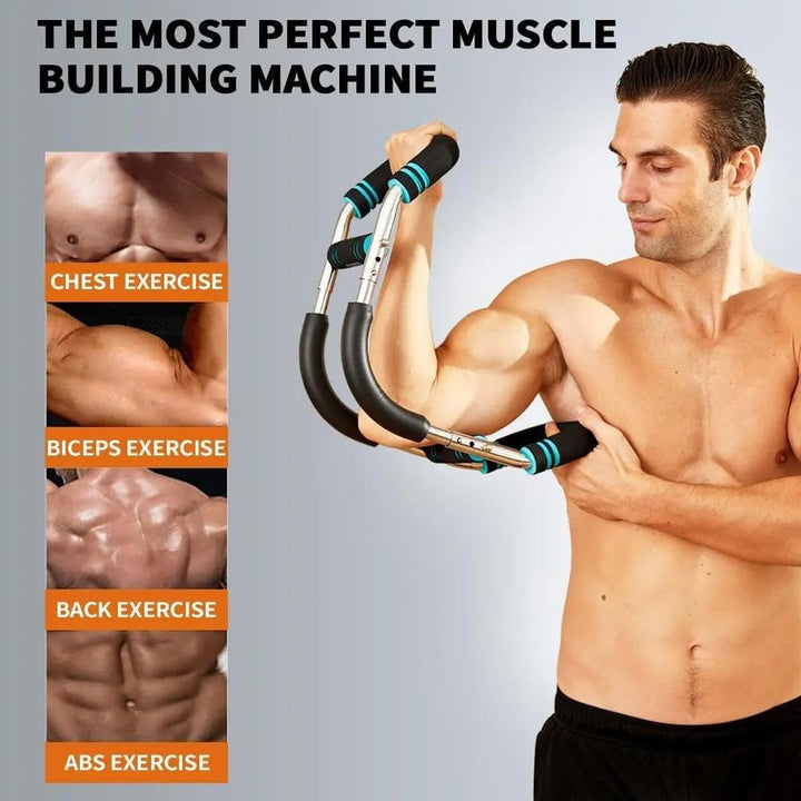 Shaker Twister Armtrainer, U-förmiger Twister-Armtrainer, verstellbarer Brust-Expander, Oberschenkel