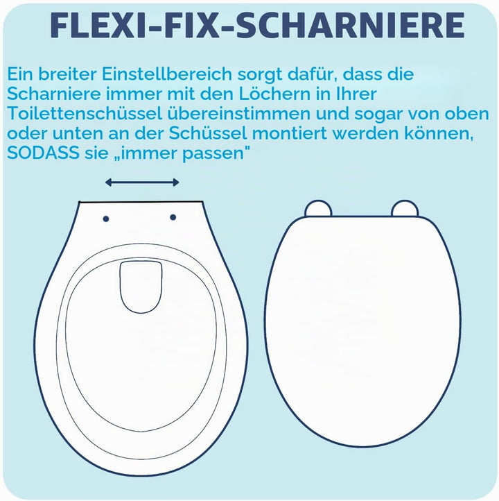 Croydex Always Fits Toilettensitz, Eiche, Massives Eichenholz, 41.5 x 36.5 x 6 cm, Massives Eichenho