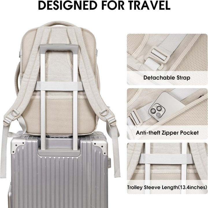 WANDF Handgepäck Rucksack 55x40x20cm / 45x36x20cm für Easyjet Airlines, Untersitz-Reise-Handgepäck-T