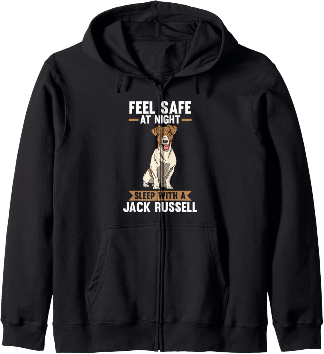 Fühlen Sie sich sicher im Schlaf mit einem Jack Russell Kapuzenjacke