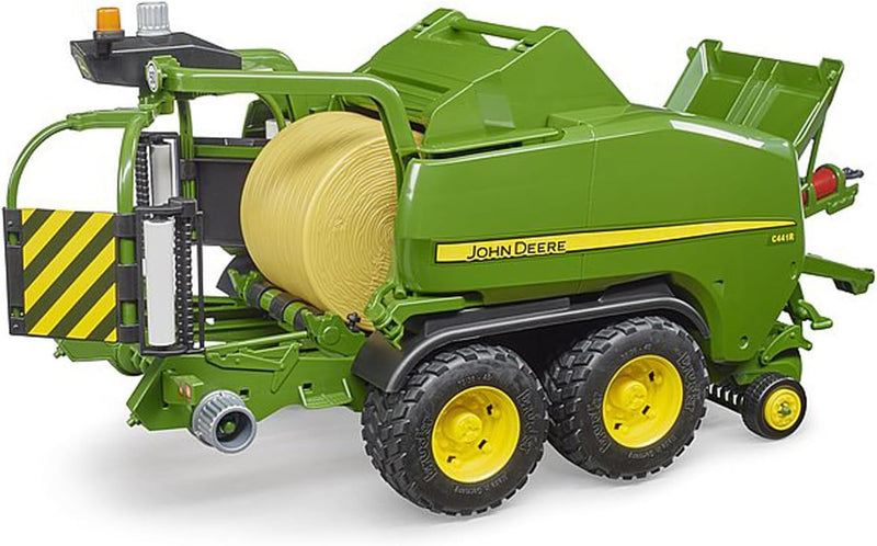 bruder 02032 - John Deere Rundballen-Presswickelkombination C441R - 1:16 Bauernhof Landwirtschaft Tr