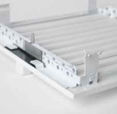 Lüftungsgitter Weiss Schwarz Warmluftgitter Kamin Ofen Gitter Regulierbar 45 x 23 cm Schwarz, 45 x 2