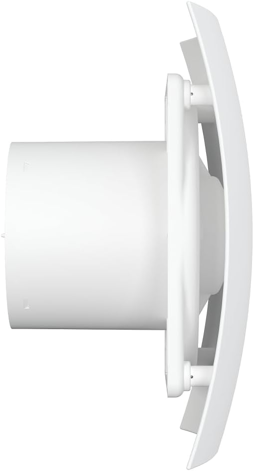 Vlano WING 100/125 TH Badlüfter mit Feuchtigkeitssensor und Nachlauf, 100 mm, 125 mm, 90/165 m³/h, G