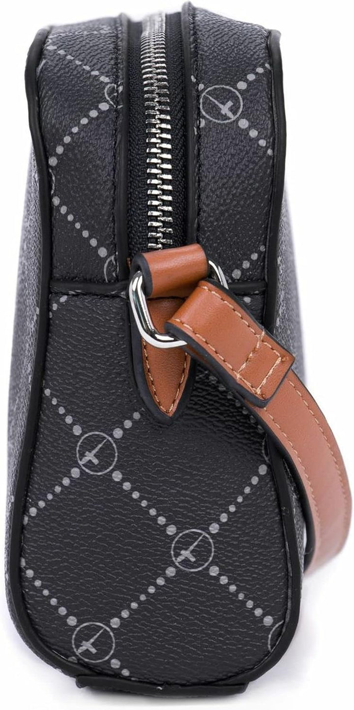 Tamaris Umhängetasche TAS Anastasia 30101 Damen Handtaschen Mustermix Einheitsgrösse Black 100, Einh
