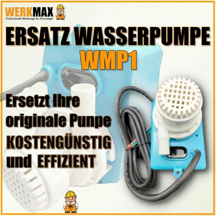 Werkmax Wasserpumpe Steinsäge, WMP700, Pumpe für Steintrennmaschine Nassschneider, 700 L/H