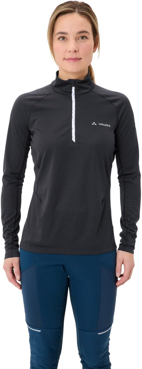 VAUDE Damen Women's Larice Light Shirt Ii Pullover 34 Schwarz, 34 Schwarz