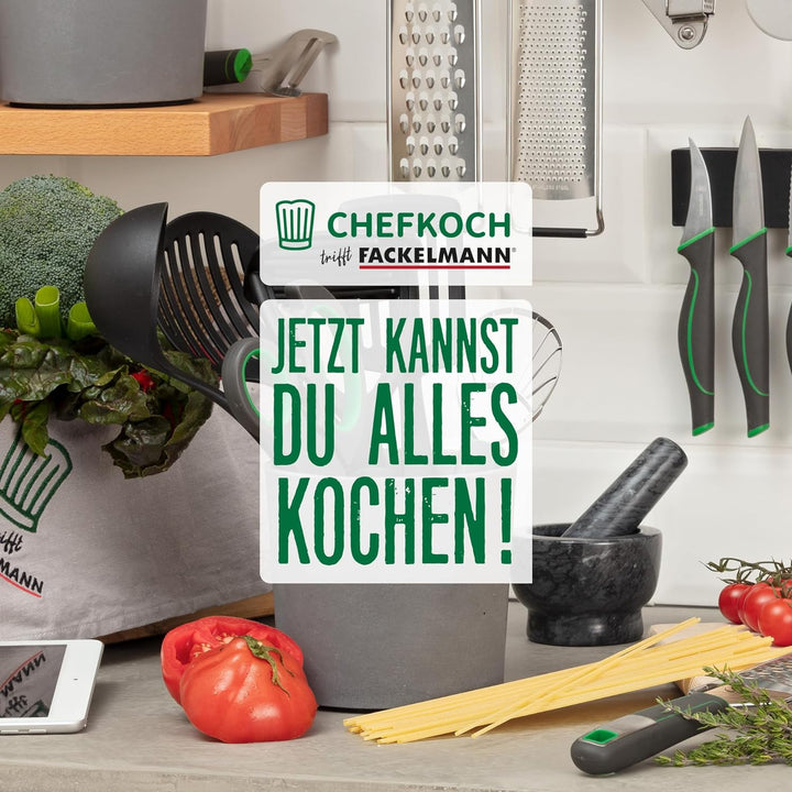 Chefkoch Mörser mit Stössel aus Granit – Zum Zerleinern, Mahlen & Zerstossen – Perfekt für frische K