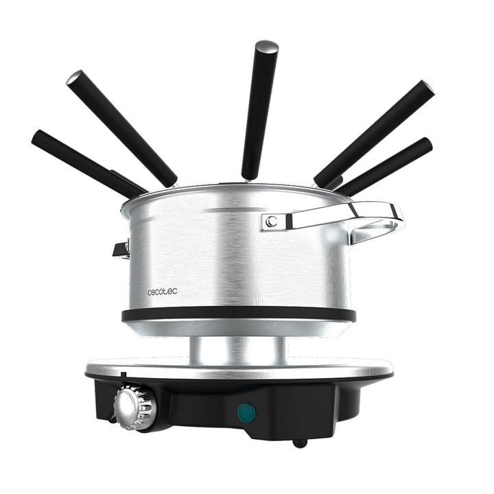 Cecotec Elektrisches Fondue für 8 Personen Fun Gourmetfondue Advance. 1500W, 1,7L Kapazität, für Käs