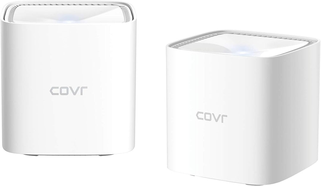 D-Link COVR-1102 AC1200 Dualband Whole Home Mesh Wi-Fi System (2er-Set, lückenlose Empfangsabdeckung