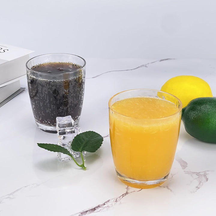 yongzhenlite 6er-Set Gehämmerter Stil 15 Unzen / 430 ml Acrylgläser Kunststoffbecher für Hochzeitsfe