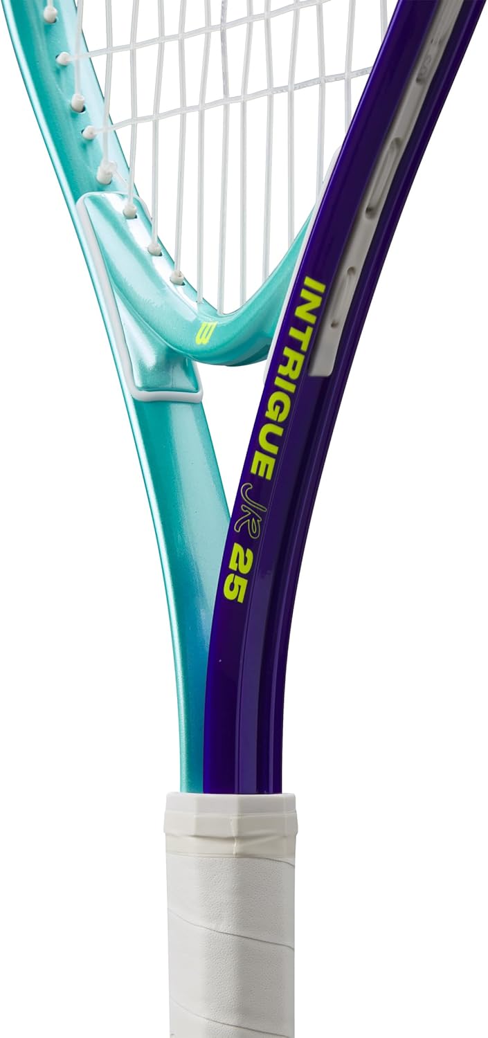 Wilson Intrigue Jr 25 Tennis Racket, Blau Grün/Blau