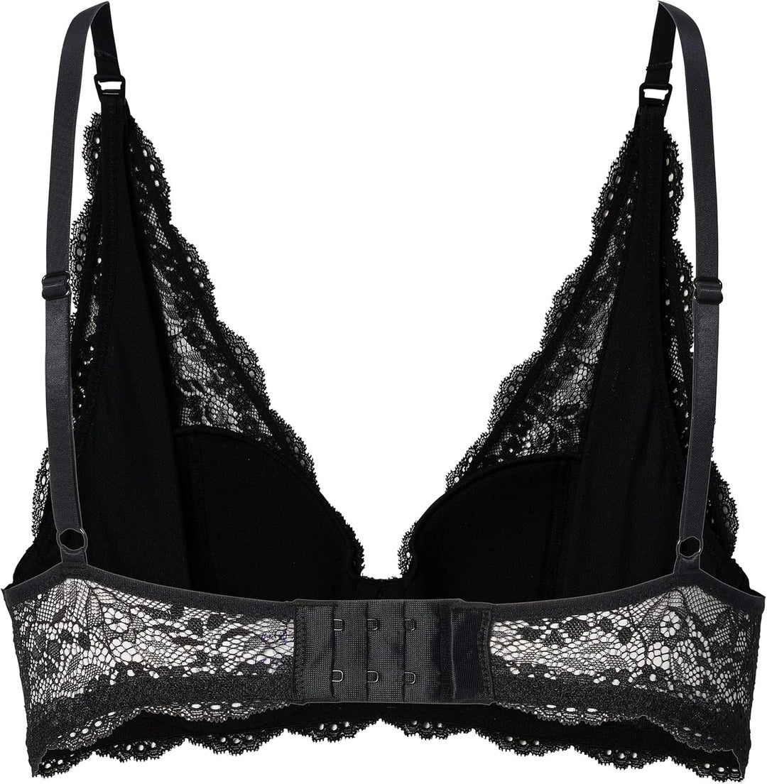 Noppies Damen Wired Bra Lace Gepolsterter BH 80B Black - P090, 80B Black - P090