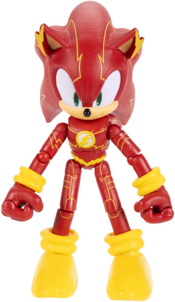 Sonic The Hedgehog DC x Sonic Sonic als The Flash – 13 cm grosse Actionfigur, offiziell lizenziert v