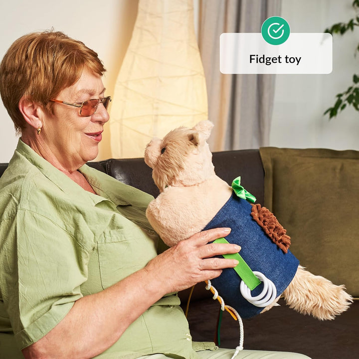 Fidget Muff und Haptidemenzdecke für Erwachsene und Senioren mit Alzheimer | Twiddle Muff Spielzeug