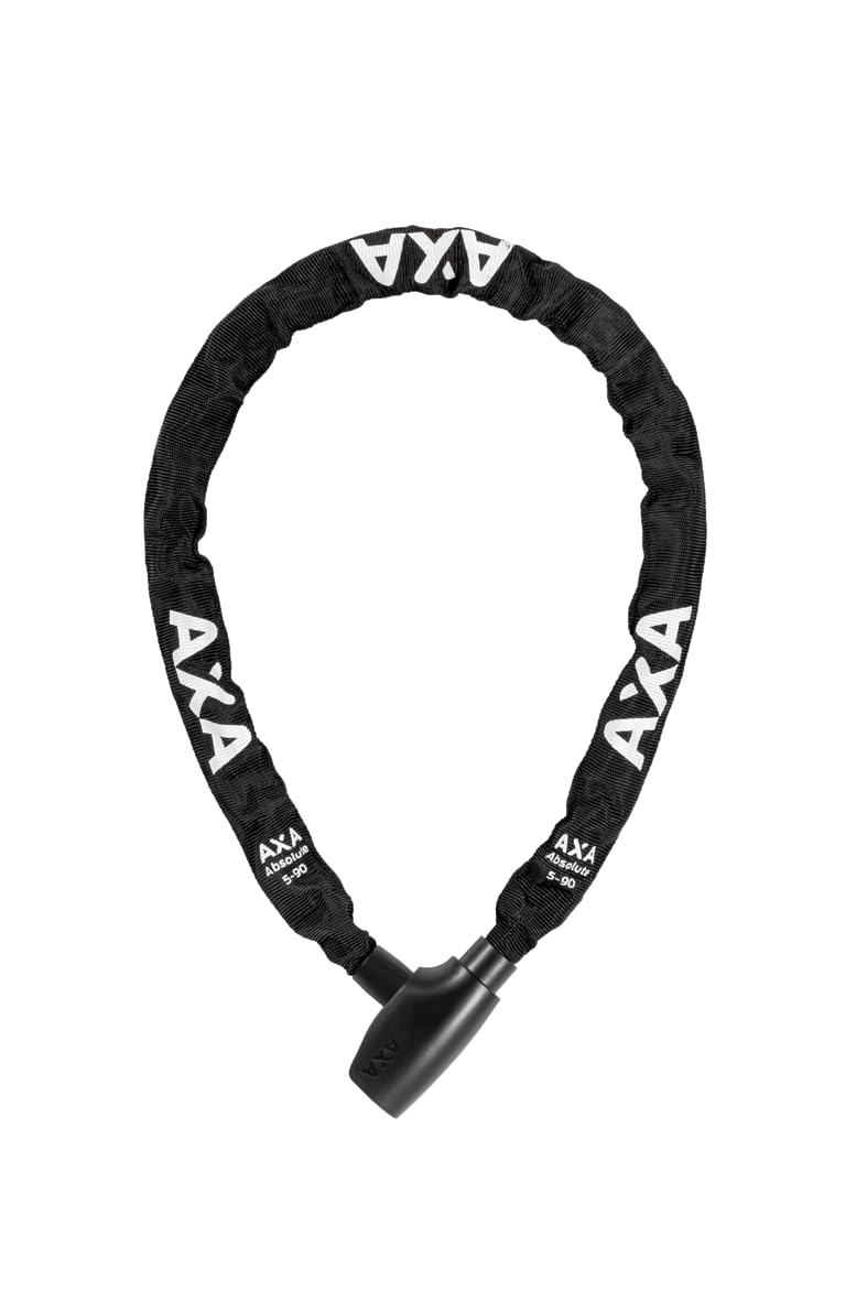 AXA Absolute 5-90 Kettenschloss – Länge 90 cm – Sicherheitsstufe 7 – Stahlglieder 5 mm – Hohe Sicher