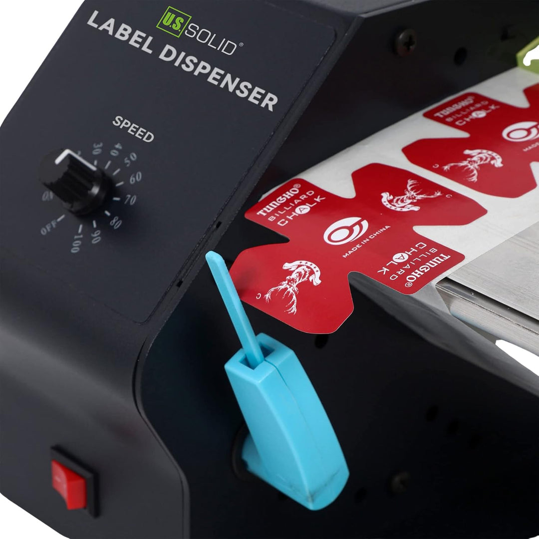 U.S. Solid Automatischer Etikettenspender für Rollen und Fanfold Label- Transparente und undurchsich