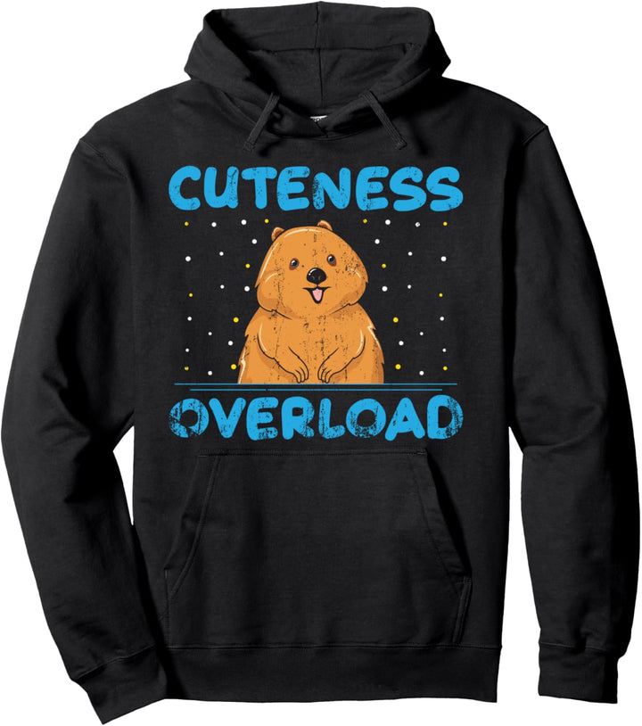 Zoo Tierpfleger Zoowärter Geschenk Süsses Tiermotiv Quokka Pullover Hoodie