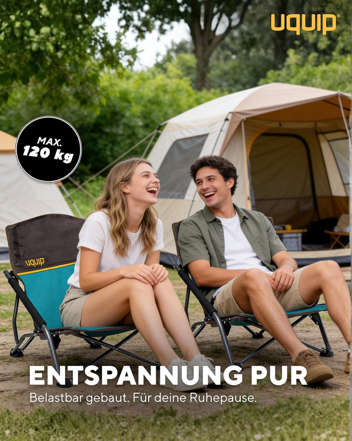 Uquip Campingbedarf, Stahl, Rip Stop Polyester 600 D, Blau, Standard