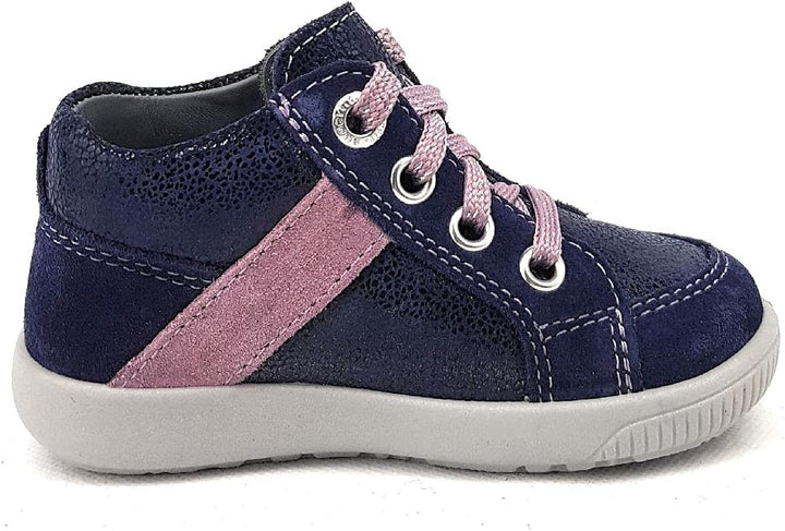 Superfit Baby Mädchen Starlight Sneaker, Blau Blau Lila 80
