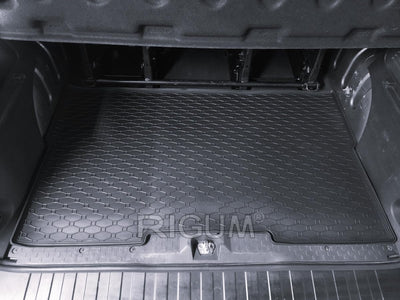 Passgenaue Kofferraumwanne und Gummifussmatten geeignet für OPEL Vivaro B ab 2014 bis 2019 L1 + Gurt