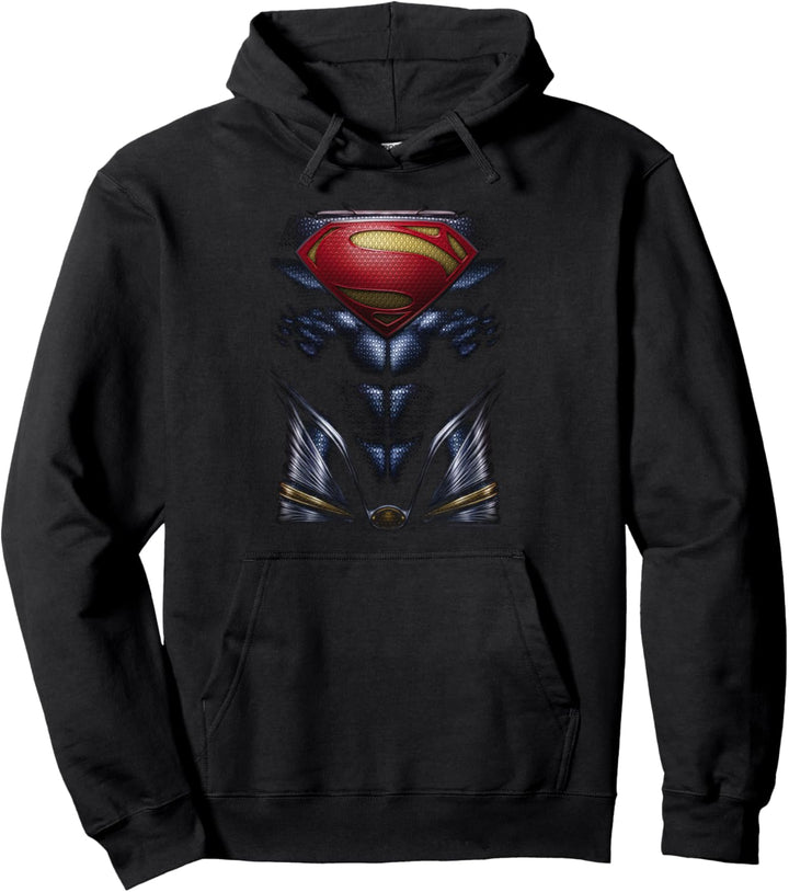 Superman Man of Steel Costume Pullover Hoodie