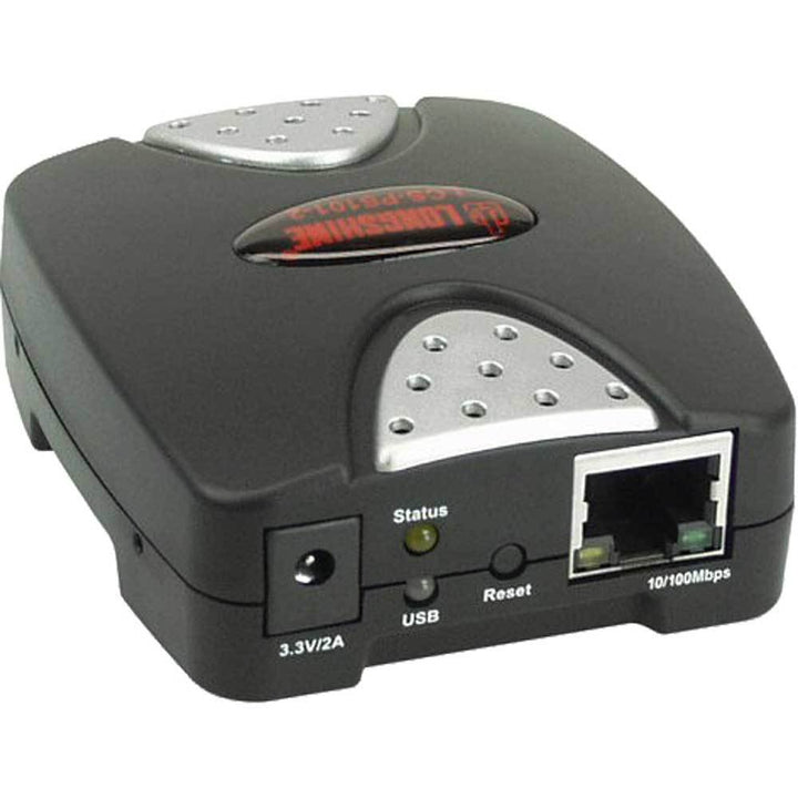 Longshine LCS-PS101-B Printserver 10/100 1x USB2.0 Retail Schwarz