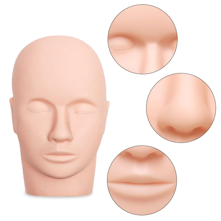 Frisierkopf, Trainingsköpfe für Friseure Trainingskopf für Kosmetologie Kahler Puppenkopf Mannequin