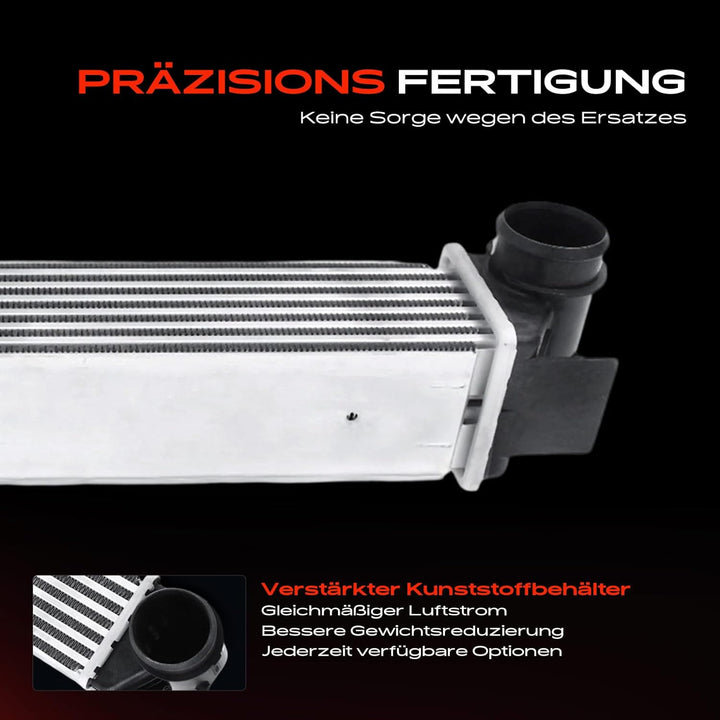 Frankberg Ladeluftkühler Turbokühler Kompatibel mit 5er E39 1998-2003 5er Touring E39 1998-2004 7er