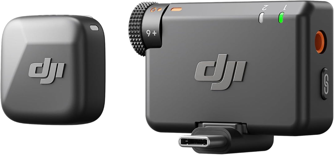 DJI Mic Mini Bluetooth Lavalier Mikrofon (1 Sender + 1 Empfänger), ansteckmikrofon, mikrofon kabello