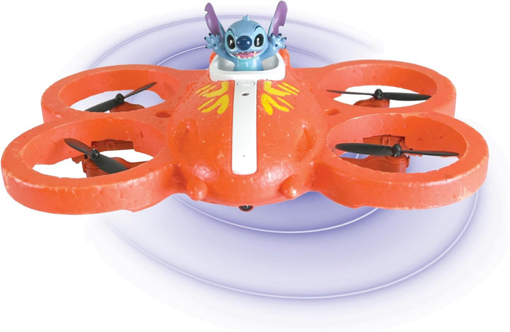 Lexibook, Disney Stitch, Das Fliegende Stitch-Raumschiff mit Fernbedienung, Blau, UFO1D
