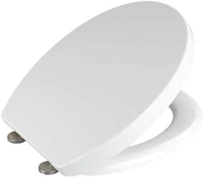 WENKO WC-Sitz Birori, Toilettensitz mit Absenkautomatik, WC-Deckel mit Fix-Clip Hygiene-Befestigung,