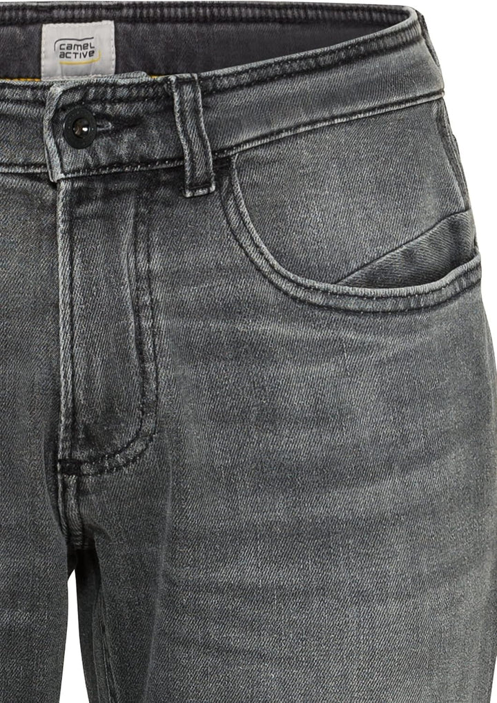 camel active Herren Jeans 30W / 34L Dunkelgrau, 30W / 34L Dunkelgrau