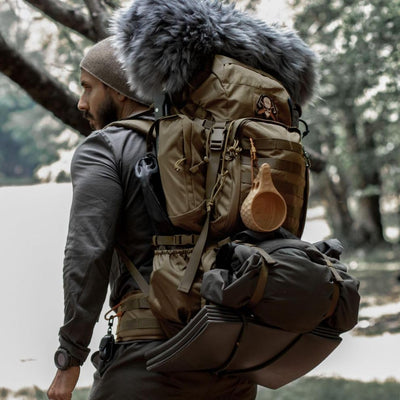 Mardingtop 50/60 Liter Erwachsene Taktischer Trekkingrucksacke Rucksack Outdoor Wanderrucksäcke Khak